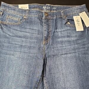 Style & Co. Women's Classic Blue Ankle Jeans